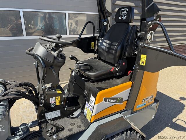 Giant G1500 L X-tra mini loader NEW €540 LEASE GIANT G1500 L X-tra minishovel NIEUW €540 LEASE