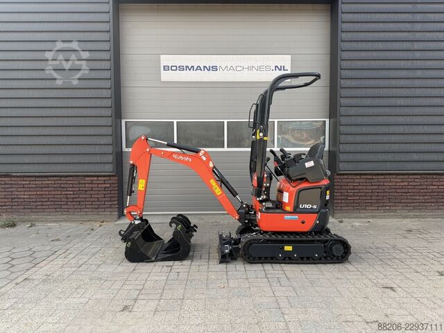 Kubota U10 mini excavator DEMO 2023 10 hours €295 LEASE KUBOTA U10 minigraver DEMO 2023 10 uur €295 LEASE