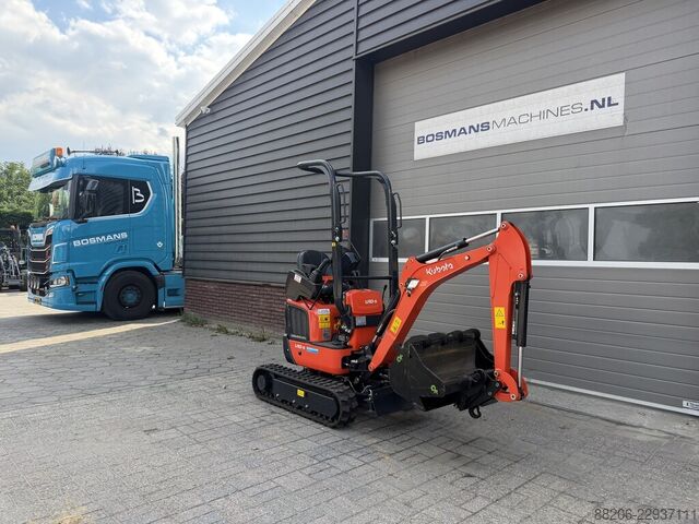 Kubota U10 mini excavator DEMO 2023 10 hours €295 LEASE KUBOTA U10 minigraver DEMO 2023 10 uur €295 LEASE