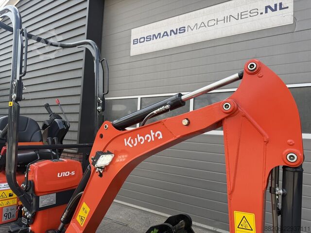 Kubota U10 mini excavator DEMO 2023 10 hours €295 LEASE KUBOTA U10 minigraver DEMO 2023 10 uur €295 LEASE
