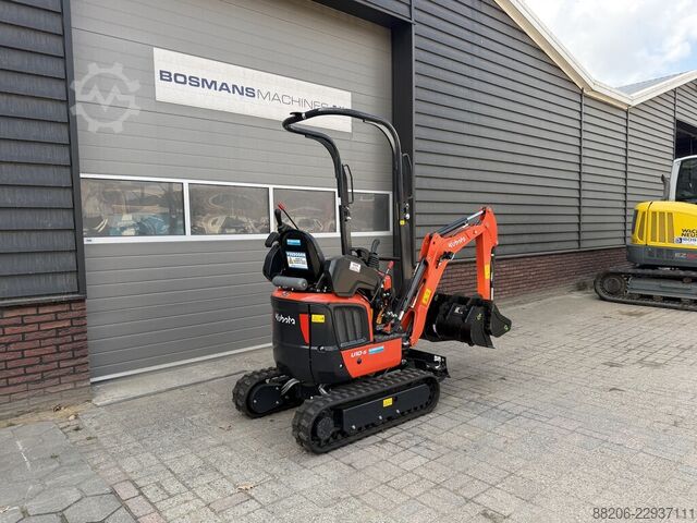 Kubota U10 mini excavator DEMO 2023 10 hours €295 LEASE KUBOTA U10 minigraver DEMO 2023 10 uur €295 LEASE