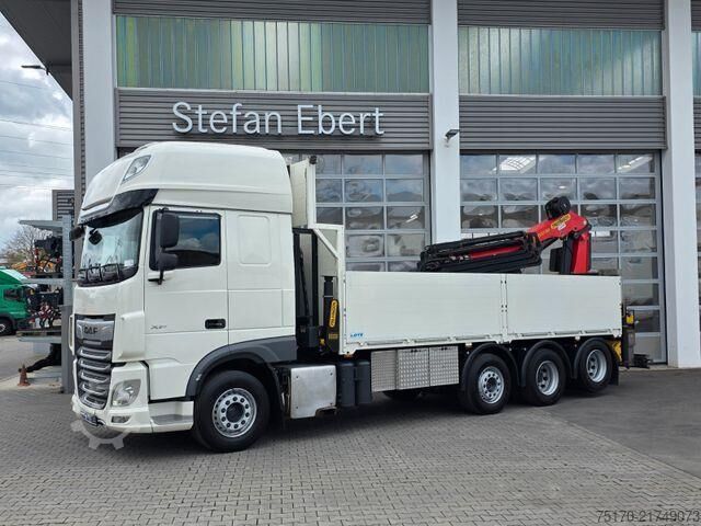 Crane truck DAF XF 530 8x2 Palfinger PK 34002 SH+JIB+Winde Funk