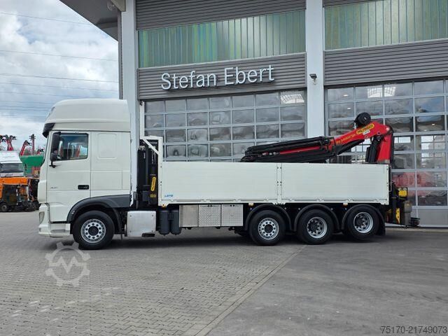 Crane truck DAF XF 530 8x2 Palfinger PK 34002 SH+JIB+Winde Funk