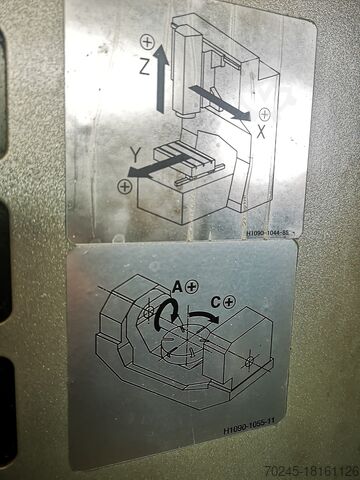 Machining center 5 AXIS - OKUMA MU 400 VA MU 400 VA