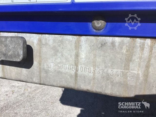 Open semitrailer with tarp Schmitz Cargobull Curtainsider Standard Faltwandtür rechts