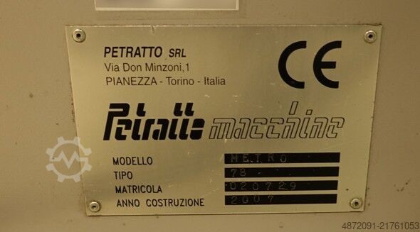 Folder/gluer Petratto METRO SD 78