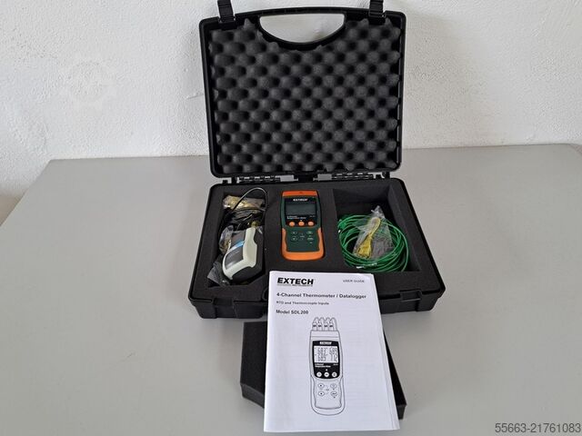 4-Channel Thermometer Extech SDL200