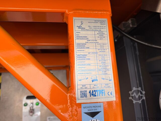 Work platform Mercedes-Benz Sprinter 516 Steiger France Elevateur142