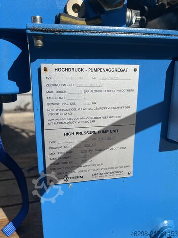 Sludge dewatering centrifuge used Huber RoD 1500