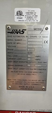CNC lathe HAAS ST-20