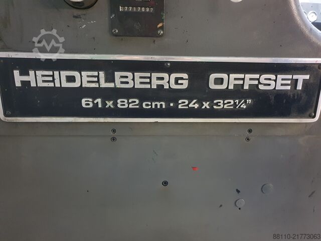 Offset printing press Heidelberg SOR