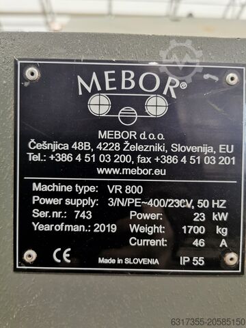 Band saw Mebor Doppelbesäumer VR 800