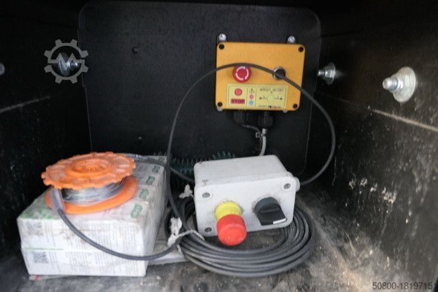 Walking floor semitrailer LEGRAS SBS 2220, 92m³, 8mm Boden, SAF, Alu-Felgen