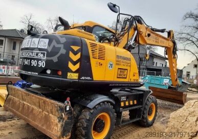 Mobile excavator JCB JS145W Plus