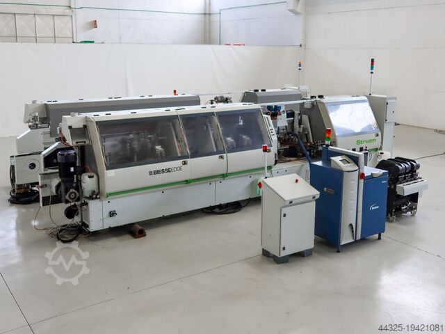 Doppelseitige Kantenanleimmaschine BIESSE STREAM SB1 7.5