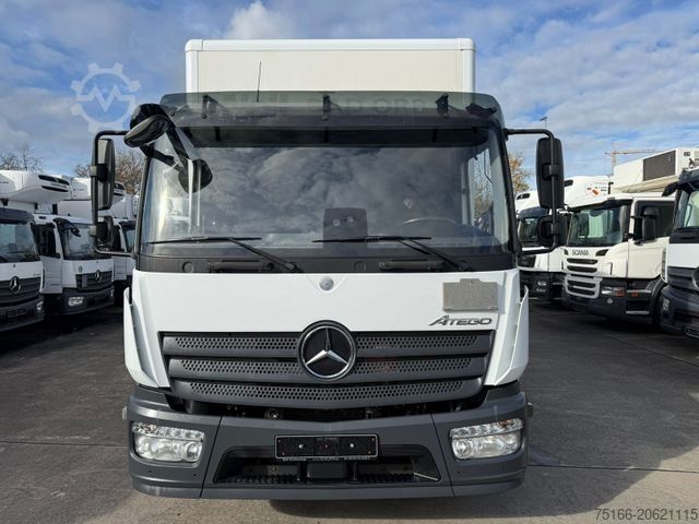 Box truck MERCEDES-BENZ ATEGO 1224 L Koffer 7,20 m LBW 1,5 T*AHK*94 tkm