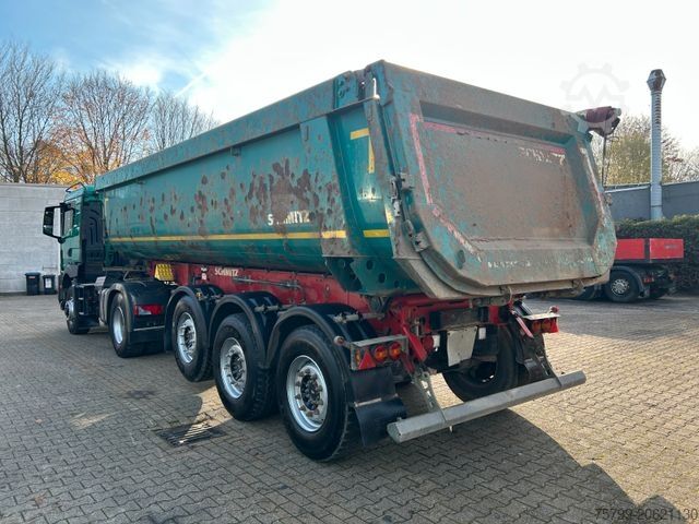 Tipper semitrailer SCHMITZ CARGOBULL Stahl Kippauflieger mit Liftachse