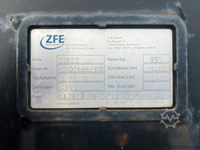 Other  ZFE Tieflöffel / Löffel / MS21 / 1.400 mm / 2022