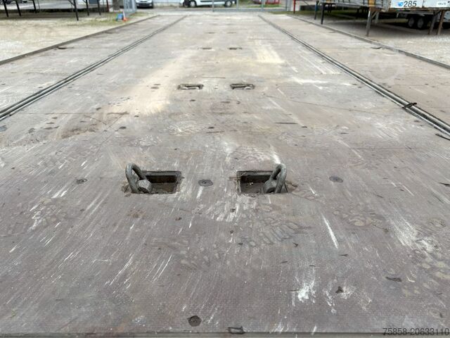 Swap body platform Wecon Plattform mittig+außen Zurringe verzinkt