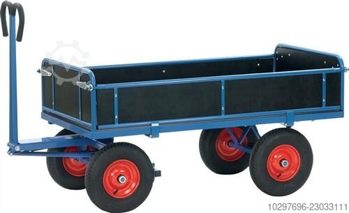 Hand platform truck with 4 side panels – 1 unit  