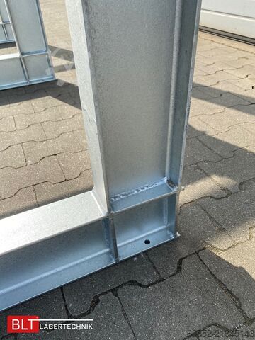 Cantilever rack ca. 4,02 lfm. Kragarmregal  H: 350cm T: 137 cm , 500kg/Arm , 4 Lagerebenen