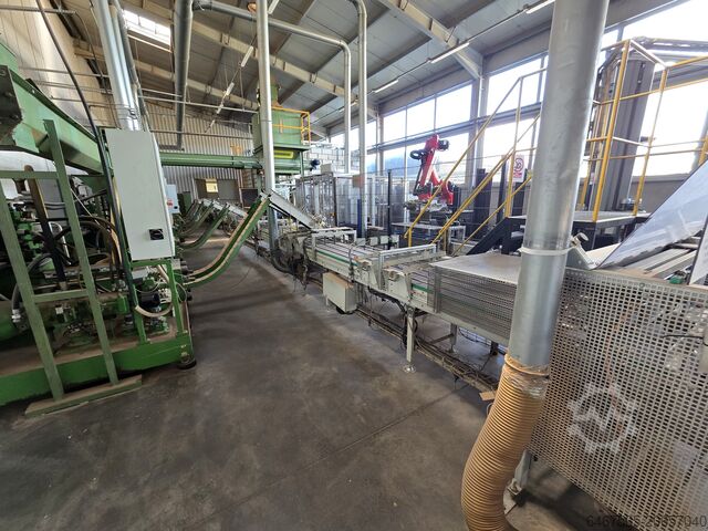 Briquetting press RUF Verpackungslinie Koch Robotersisteme 