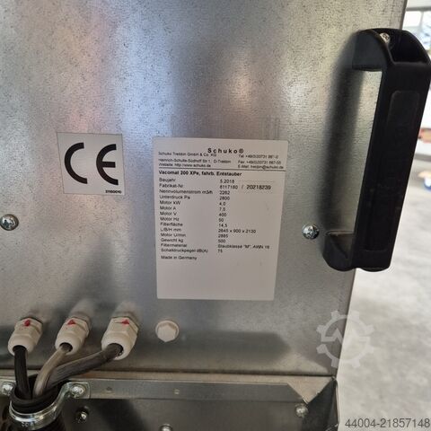 Mobile extraction system Schuko Vakomat 200 XPe