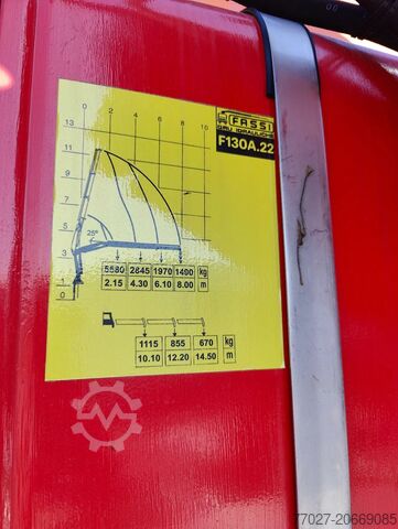 Hook arm system MAN TGA 28.310 Container / Fassi F130