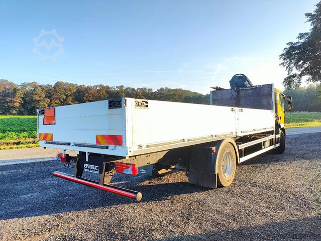 Loading platform MAN TGM 18.250 Open box + HIAB 166-3