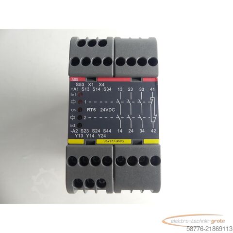 Component ABB 2TLA010026R0000 Sicherheitsrelais RT6 SN: 18475 - ! -