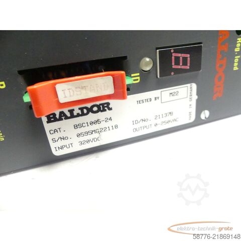 Component Baldor BSC1005-24 Antriebssteuerung ID: 21137B SN: 0595MG22118 -neuwertig-