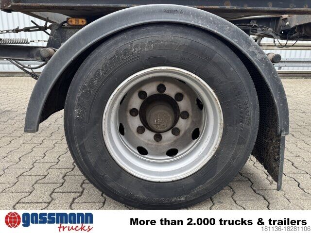 Roll off trailer Hüffermann HSA 18.65 Schlittenabroller