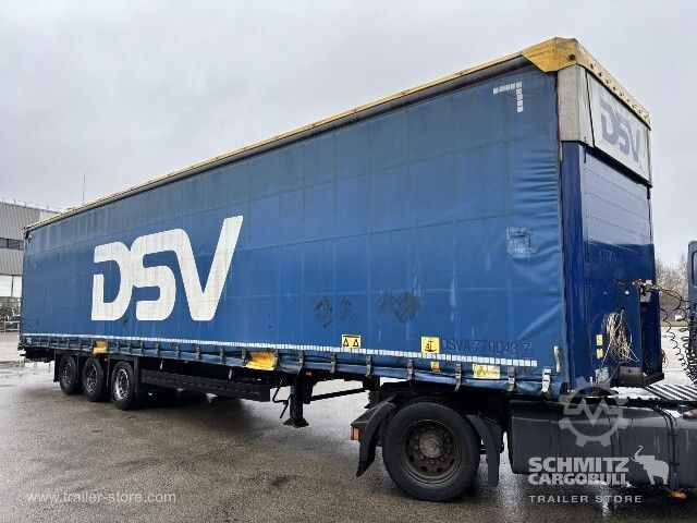 Auflieger mit Pritsche & Plane Schmitz Cargobull Semitrailer Curtainsider Mega