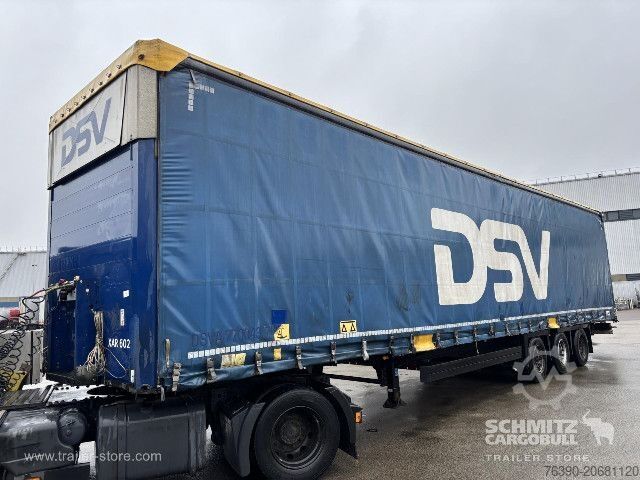 Auflieger mit Pritsche & Plane Schmitz Cargobull Semitrailer Curtainsider Mega