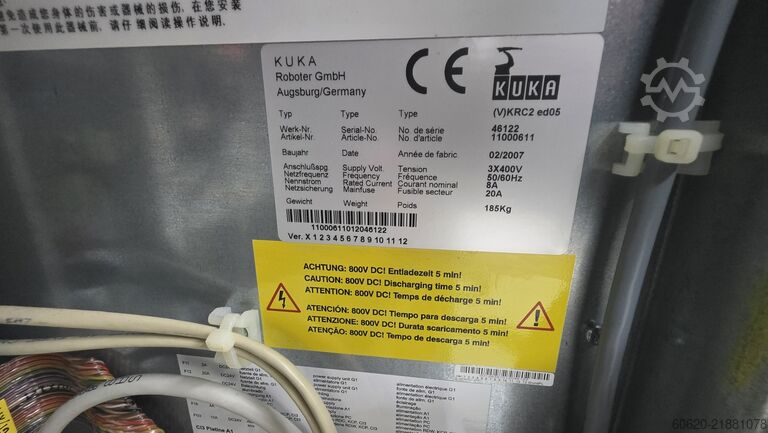 Industrial robot KUKA KR 210 L150 2000 + (V)KRC2 ed05