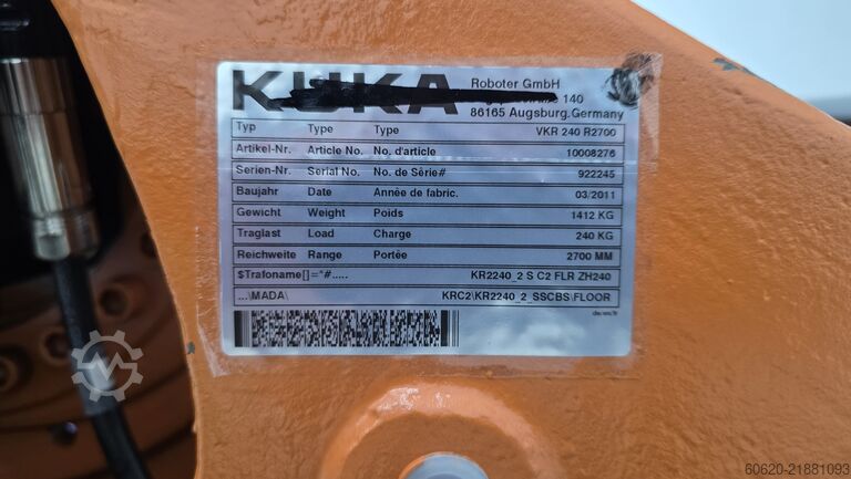 Industrial robot KUKA KR 240 R2700 + (V)KRC2 ed05