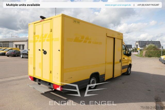 Box van mercedes-benz SPRINTER 310 CDI MAXI EURO-5 KOFFER REGALE KAMERA DURCHGANG