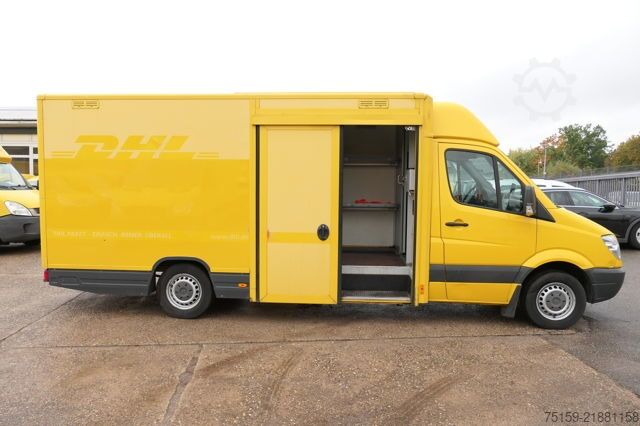 Box van mercedes-benz SPRINTER 310 CDI MAXI EURO-5 KOFFER REGALE KAMERA DURCHGANG
