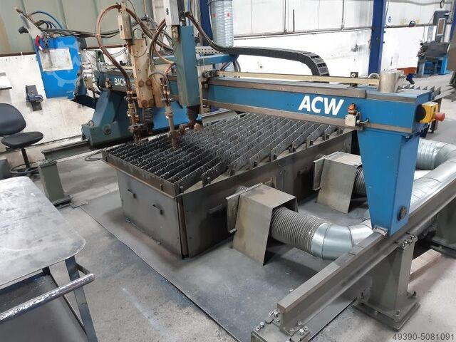 CNC Brennschneidanlage, Brennschneidmaschine, Brennmaschine BACH ACW 2500