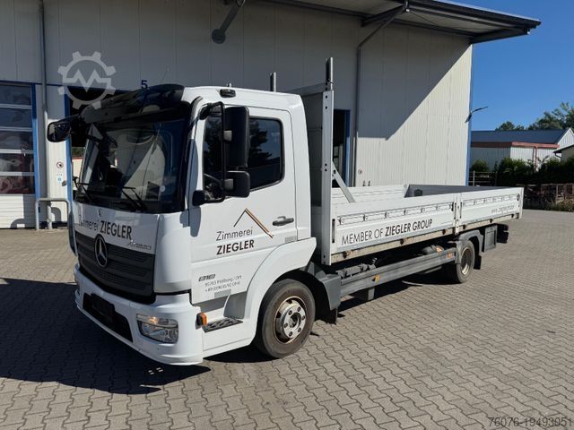 Pick-up van MERCEDES-BENZ Atego 818 Pritsche 6 m Klima 3 Sitze AHK