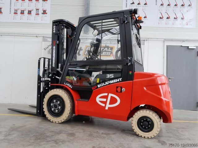 Front loader forklift EP Equipment EFL353 / 3,5T / Triplex: 4,80m /ZVG