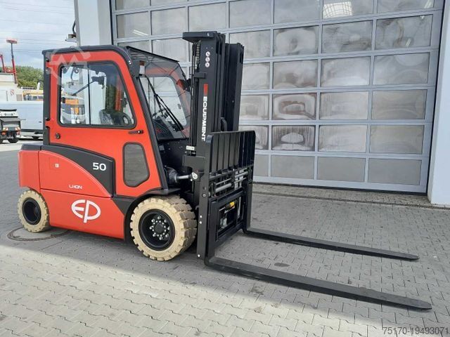 Front loader forklift EP Equipment CPD50F8 / 5T / Triplex: 5,00m / ZVG