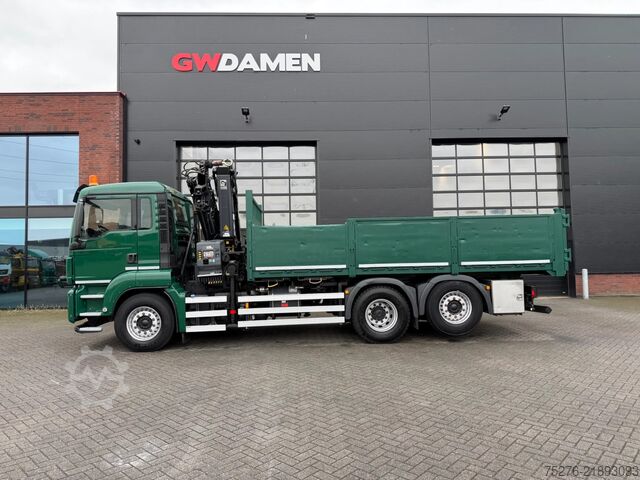Tipper with crane MAN TGS 26.360 6x2 Kipper/Hiab 188-4 Euro 6