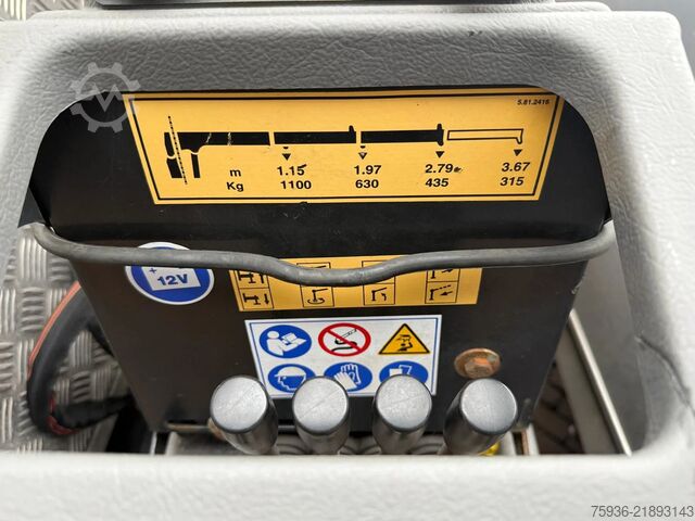 Platform truck with crane Iveco Daily 40C18 3.0 Hi Matic Openlaadbak 3.7m Amco ...