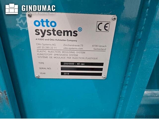 Elektrische Spritzgießmaschine Otto Systems eKW 250/5500 PET