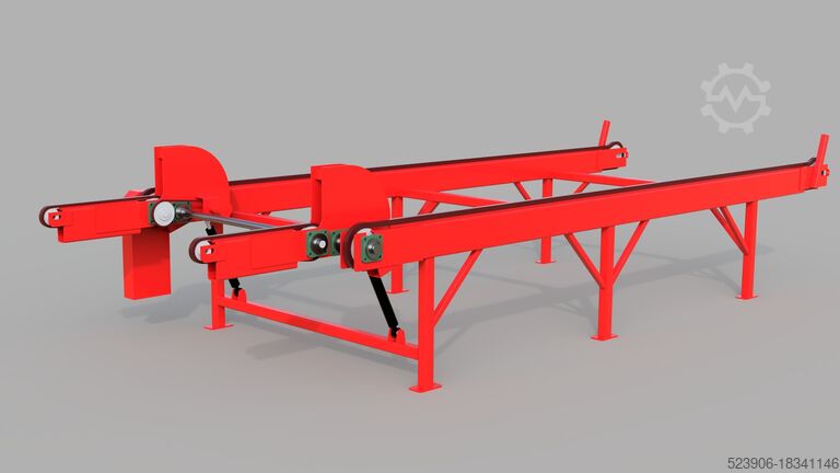 Log deck for band saw MUL 2/8