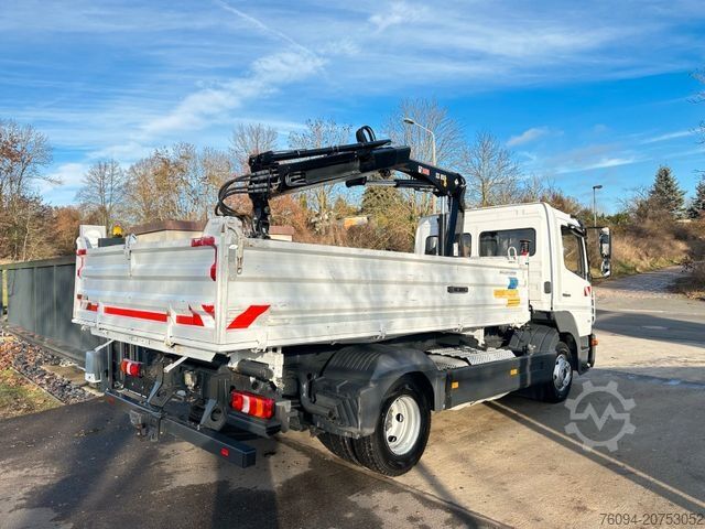Dreiseitenkipper LKW MERCEDES-BENZ Atego 918 4x2 Kipper KRAN Greifer FUNK AHK