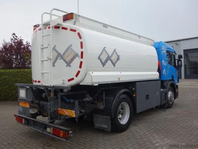 Tanker truck Scania P124-400 13000 LITER ,MANUALFEULPOMP,RITARDER