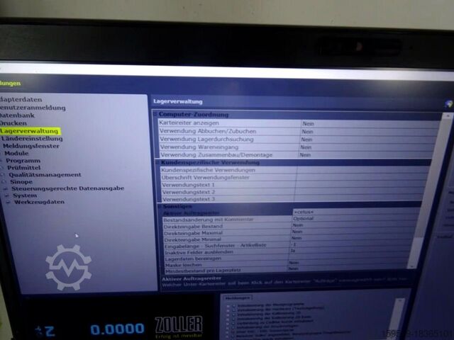 Tool presetter Zoller pomSKpGo