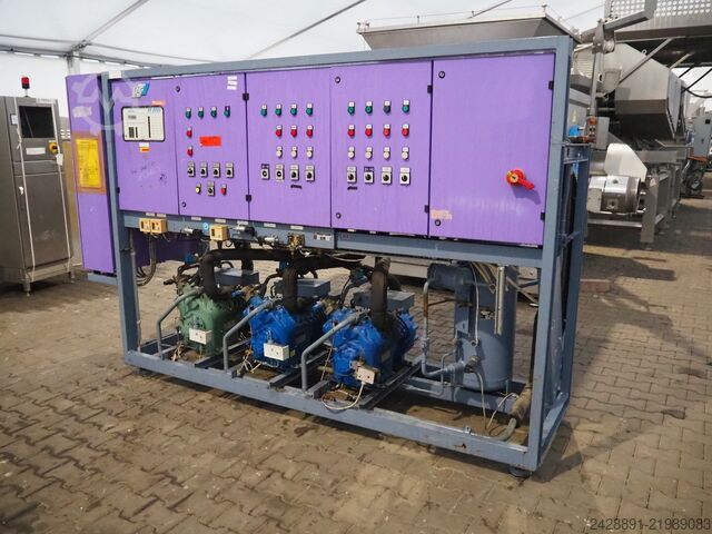 Three-compressor refrigeration unit Linde, Bitzer VHM 316-4521, S4G-12.2-40P, S4G-12.2 Y